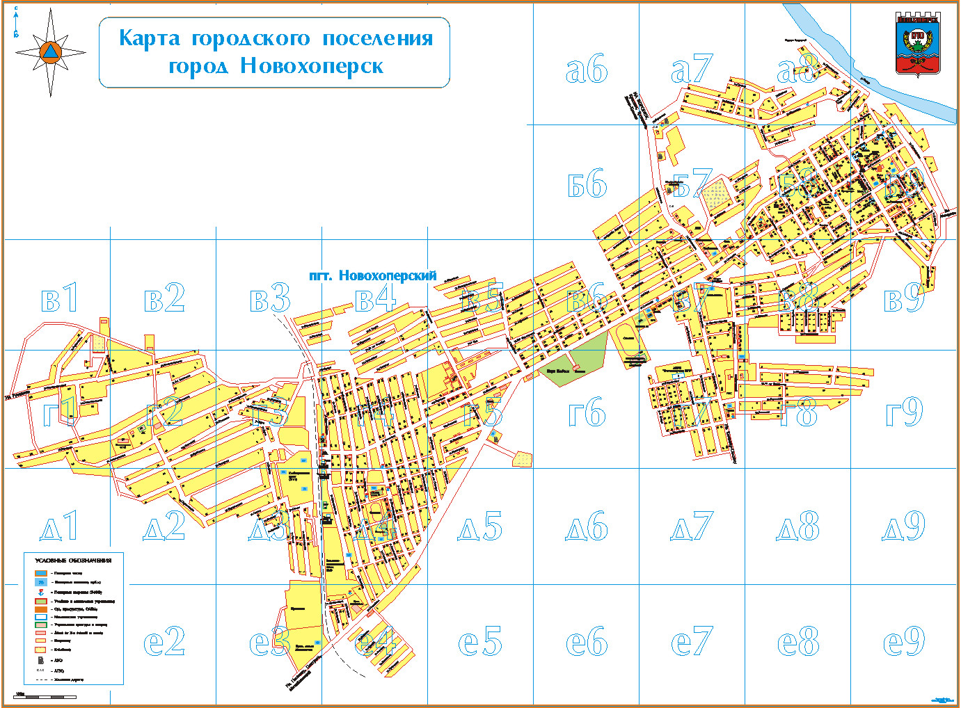 Карта г новохоперск